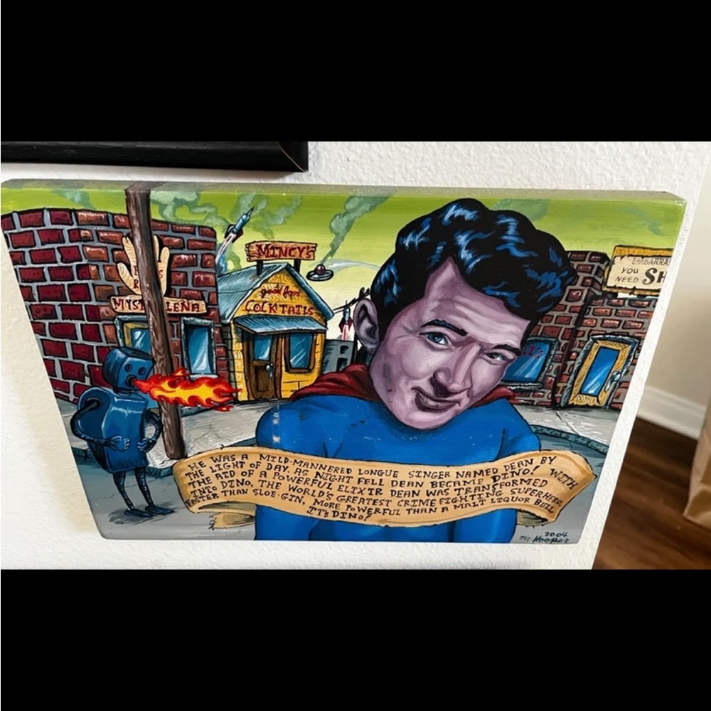 Dean Martin: Unique Pop Art Painting